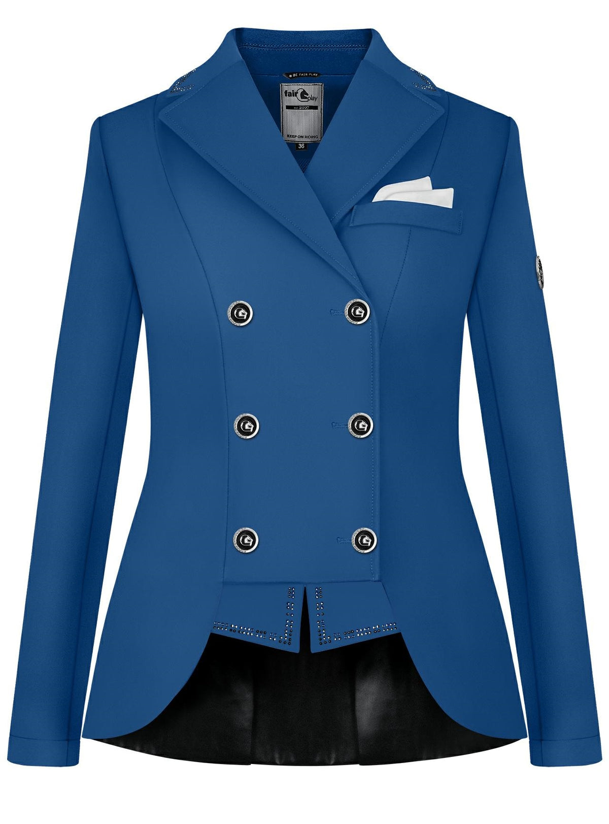 Frac court de dressage REIKO - Bleu impérial