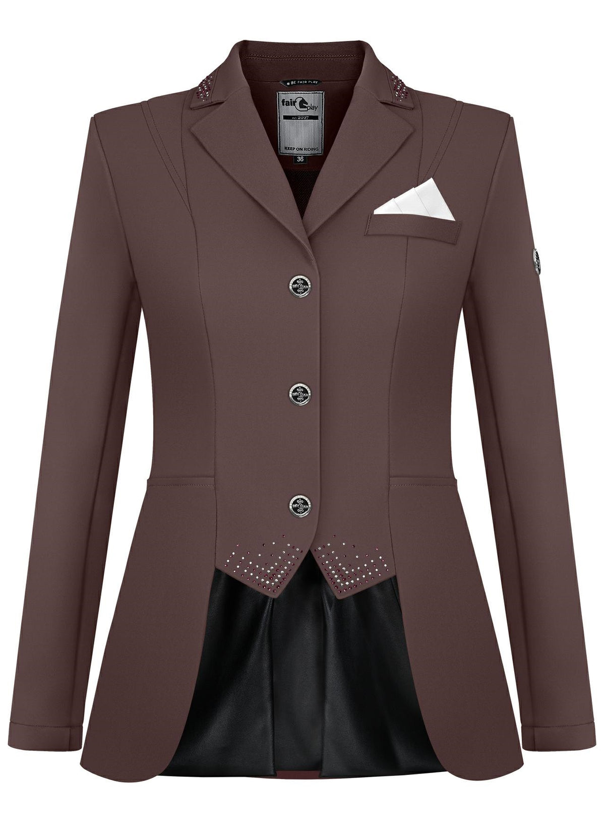 Frac court de dressage DANIELLE - Brun rosé