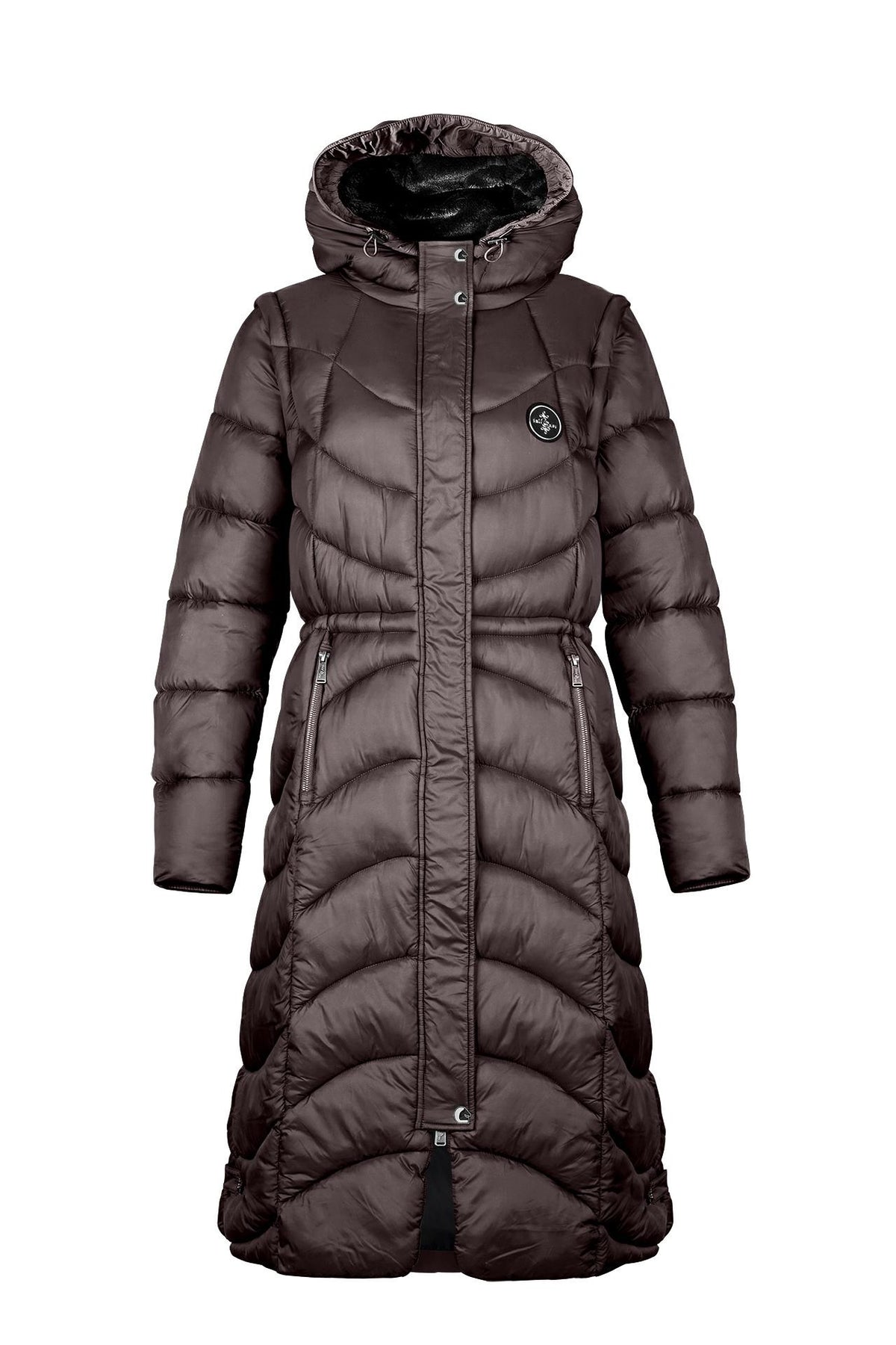 Manteau d’hiver Fair Play JESSY – Brun baie