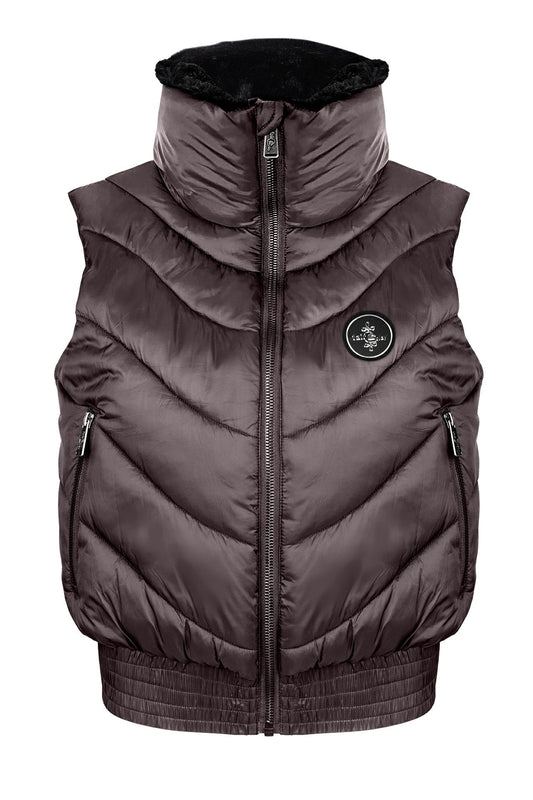 Gilet matelassé Fair Play OLIVIA – Brun baie