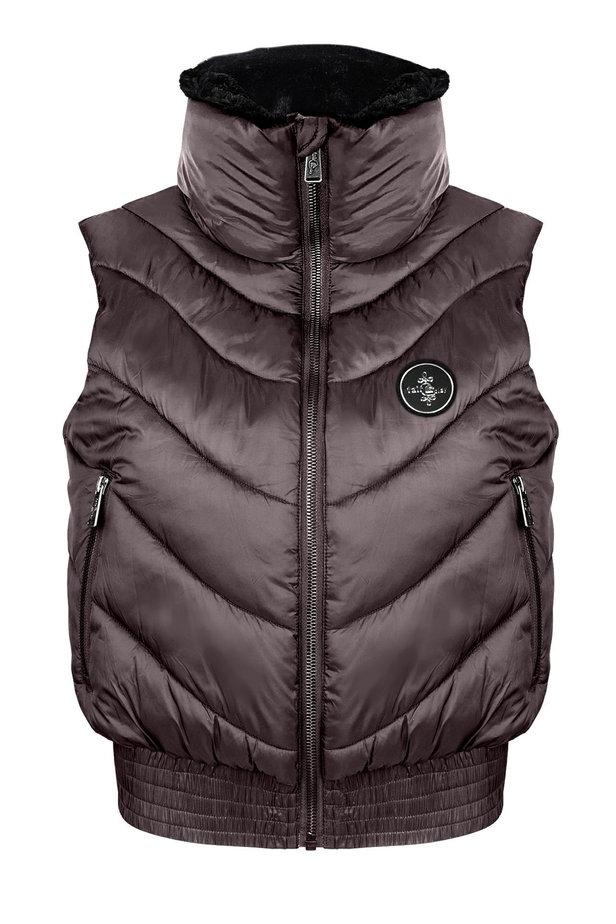Gilet matelassé Fair Play OLIVIA – Brun baie