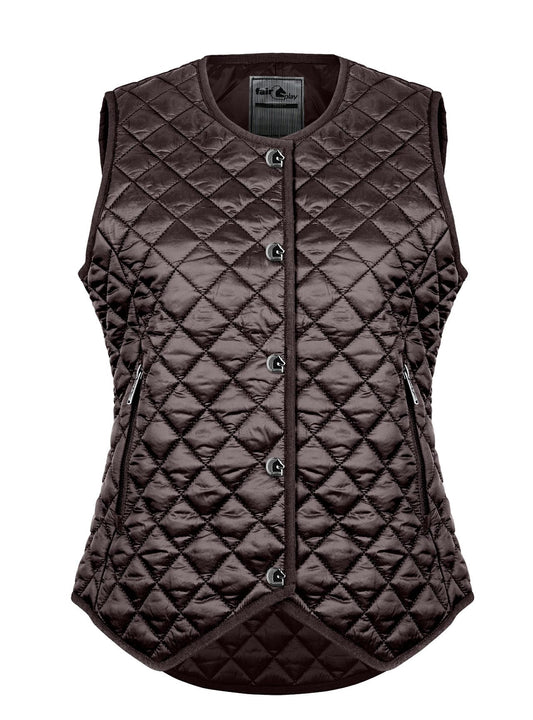Gilet matelassé Fair Play ADA – Brun baie
