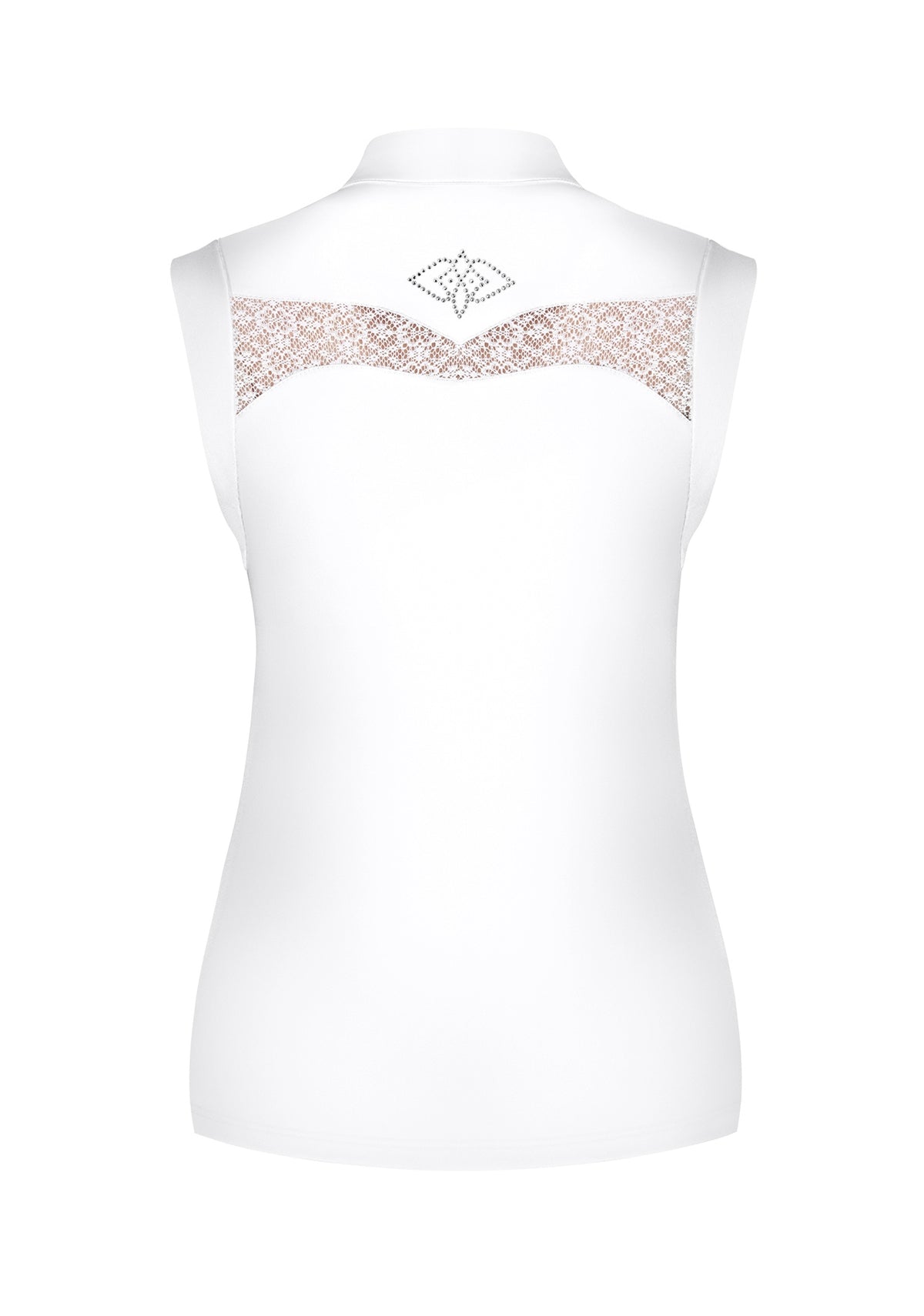 Polo de concours sans manches Fair Play ROZZIE SL – Blanc