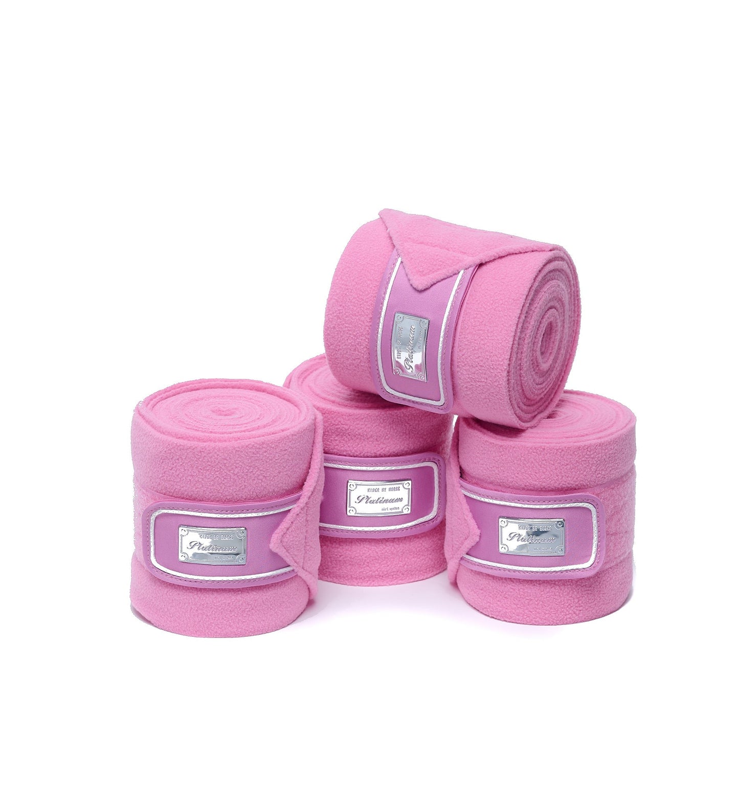 RiderByHorse- bandes polaire platinum - begonia pink