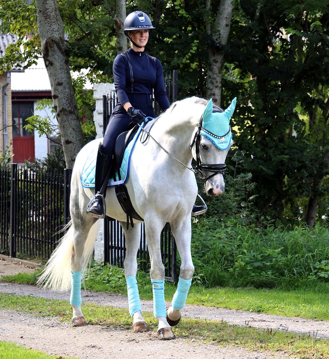 RiderByHorse- bandes polaire platinum - tibetan stone