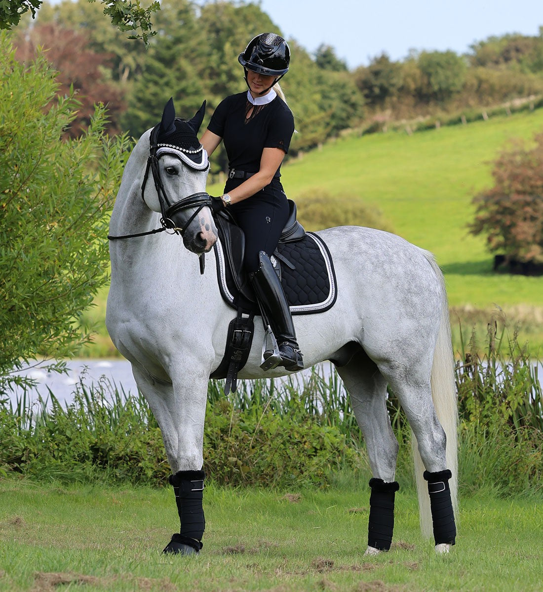 RiderByHorse - tapis infinity - black