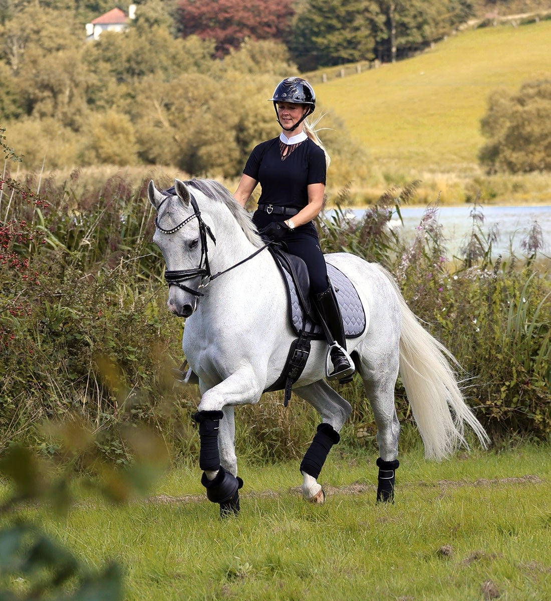 RiderByHorse- bandes polaire infinity - black