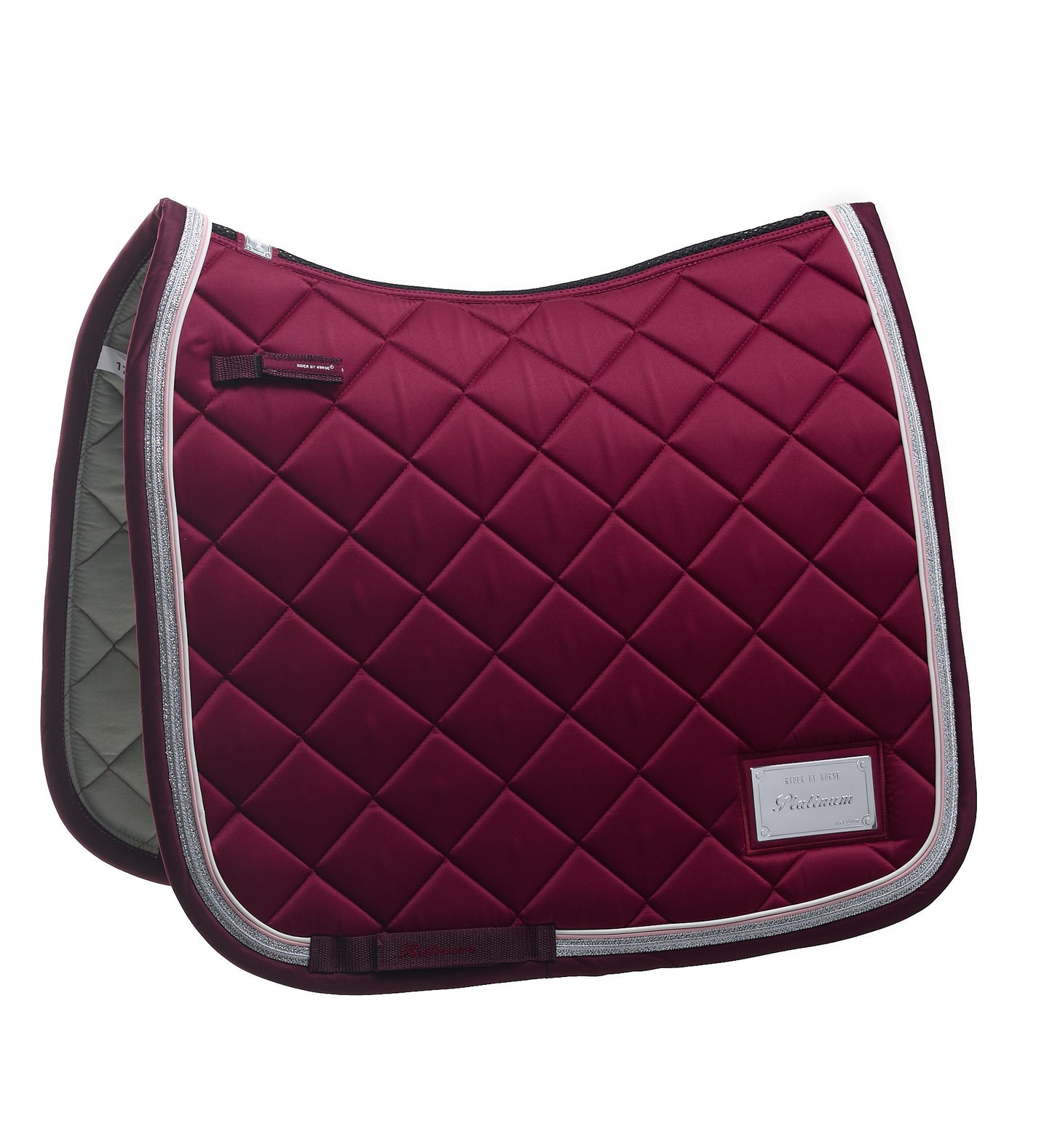 RiderByHorse - tapis platinum - beet red