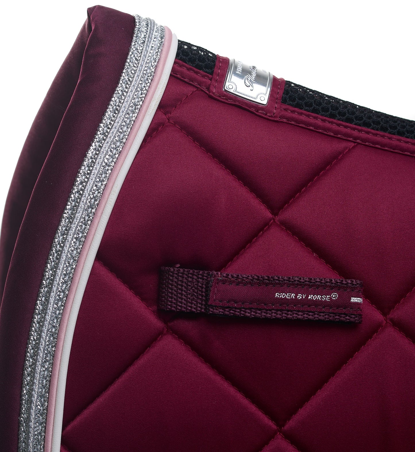 RiderByHorse - tapis platinum - beet red