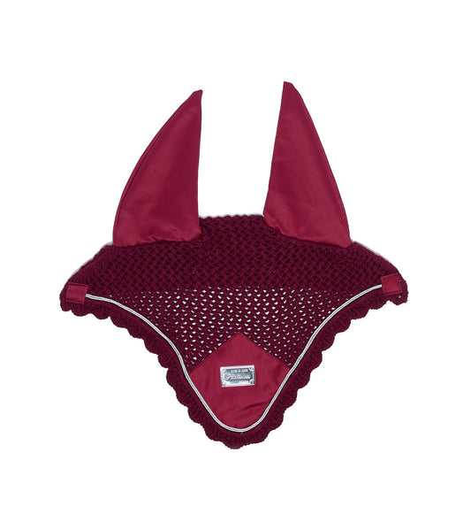 RiderByHorse - bonnet platinum - beet red