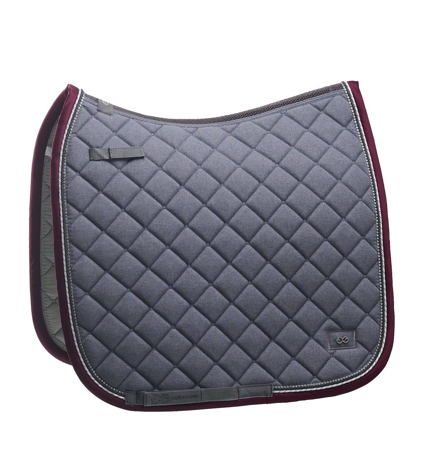 RiderByHorse - tapis prestige - grey/royal