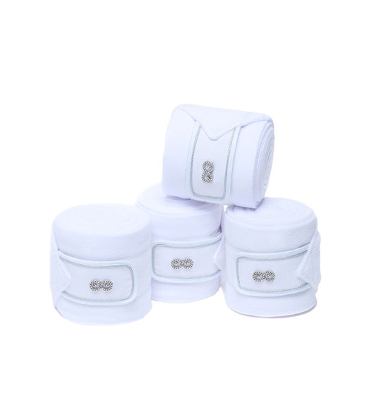 RiderByHorse- bandes polaire prestige - white