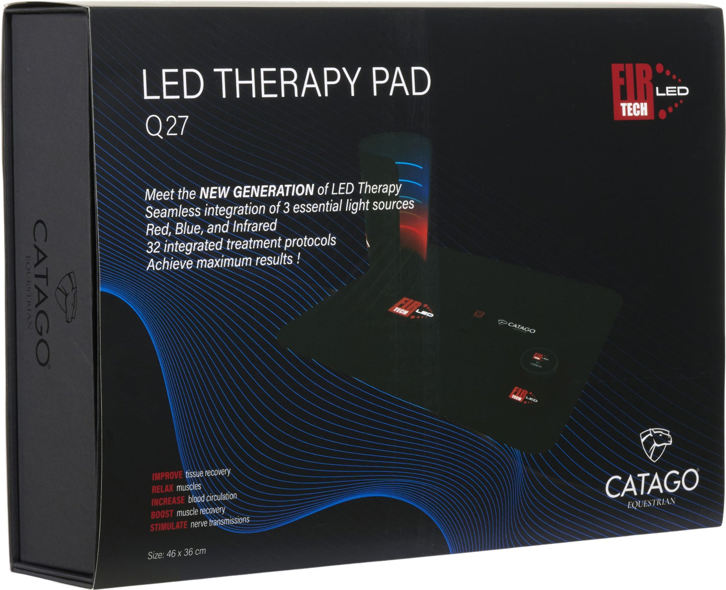 Catago - therapy pad Fir-Tech LED  therapy - 46X36 CM