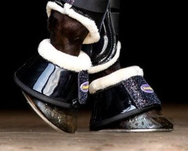 HB - cloches  gold rush - noir glitter