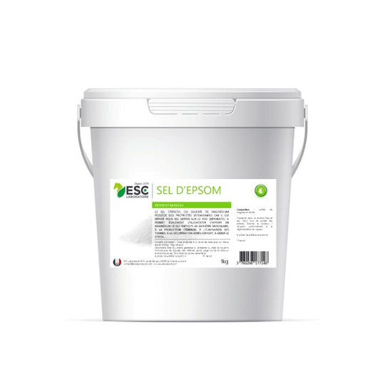 ESC - SEL D’EPSOM Sulfate de magnésium Cheval – Troubles du transit et décontraction musculaire