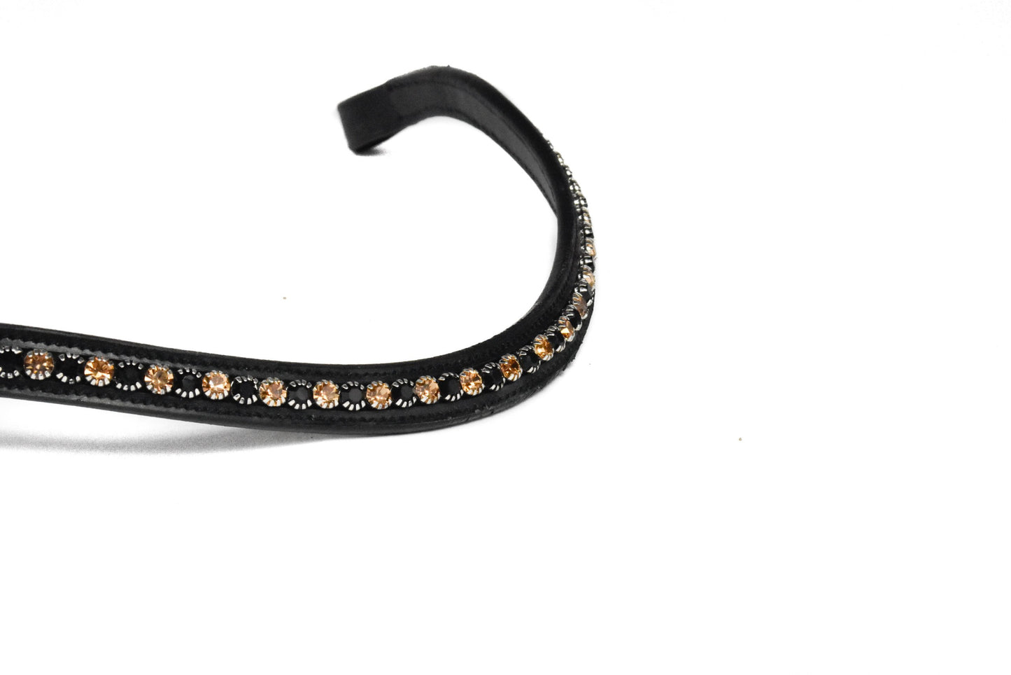 Bridle2fit - frontal black gold