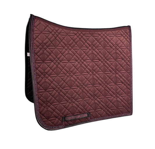 Estrelle - Tapis dressage ED VELVET - wine