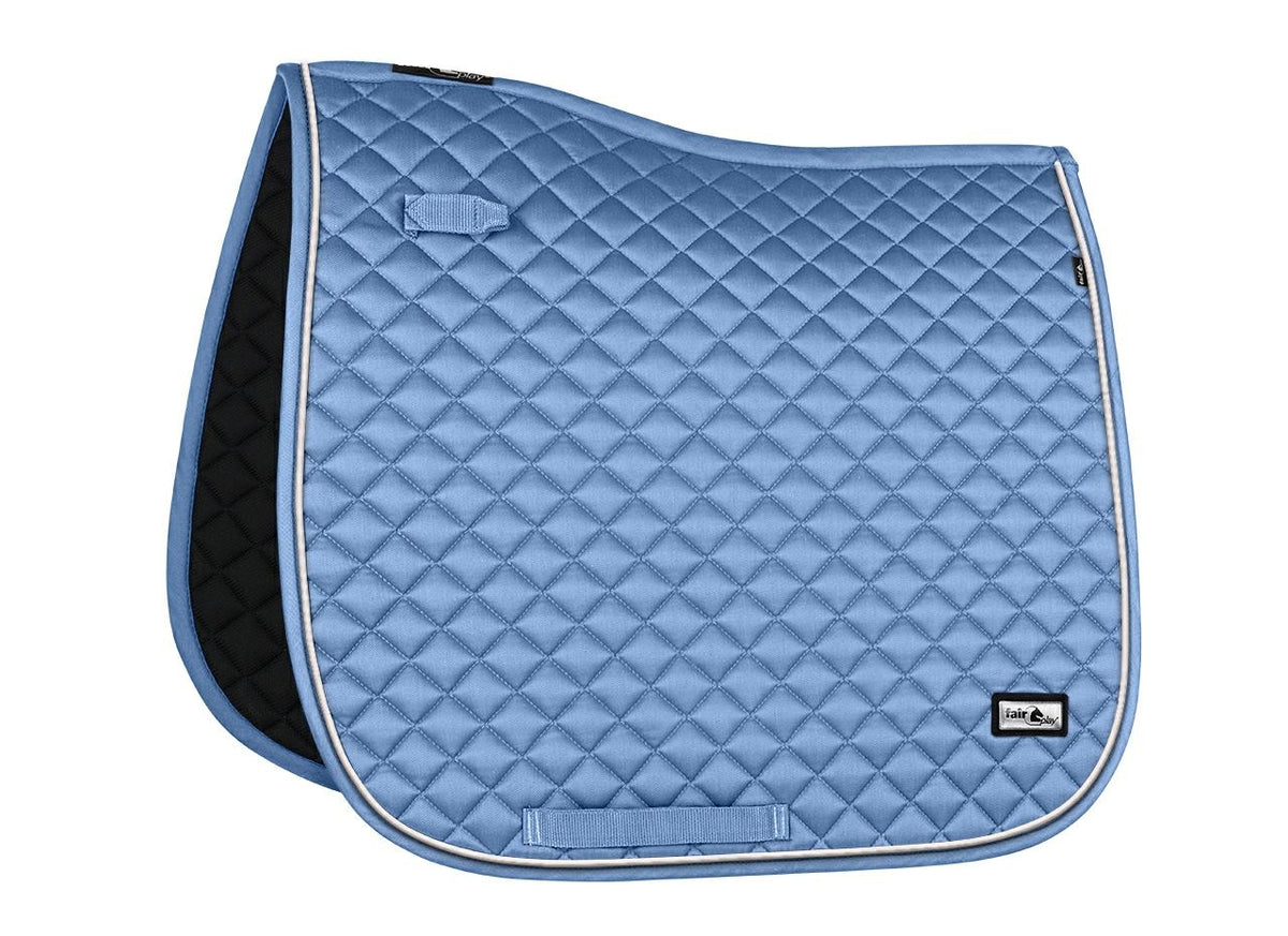 Tapis de selle Fair Play AMBER 2.0 – Bleu brume – DRE