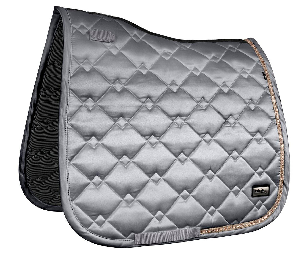 Tapis de selle Fair Play AZURYT CERAMIC ROSEGOLD – Gris cendré – DRE