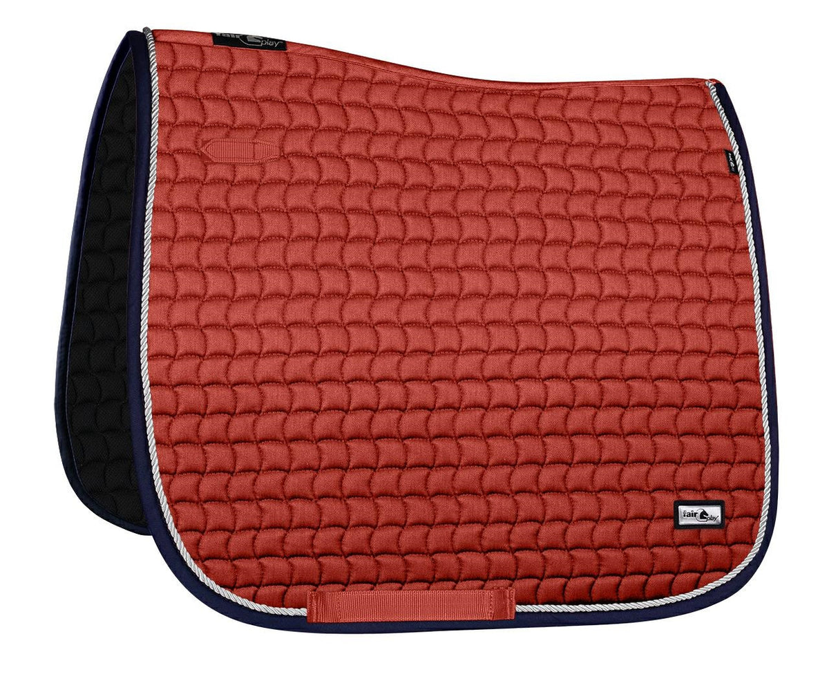 Tapis de selle Fair Play SIRIUS – Rouge terre cuite – DRE