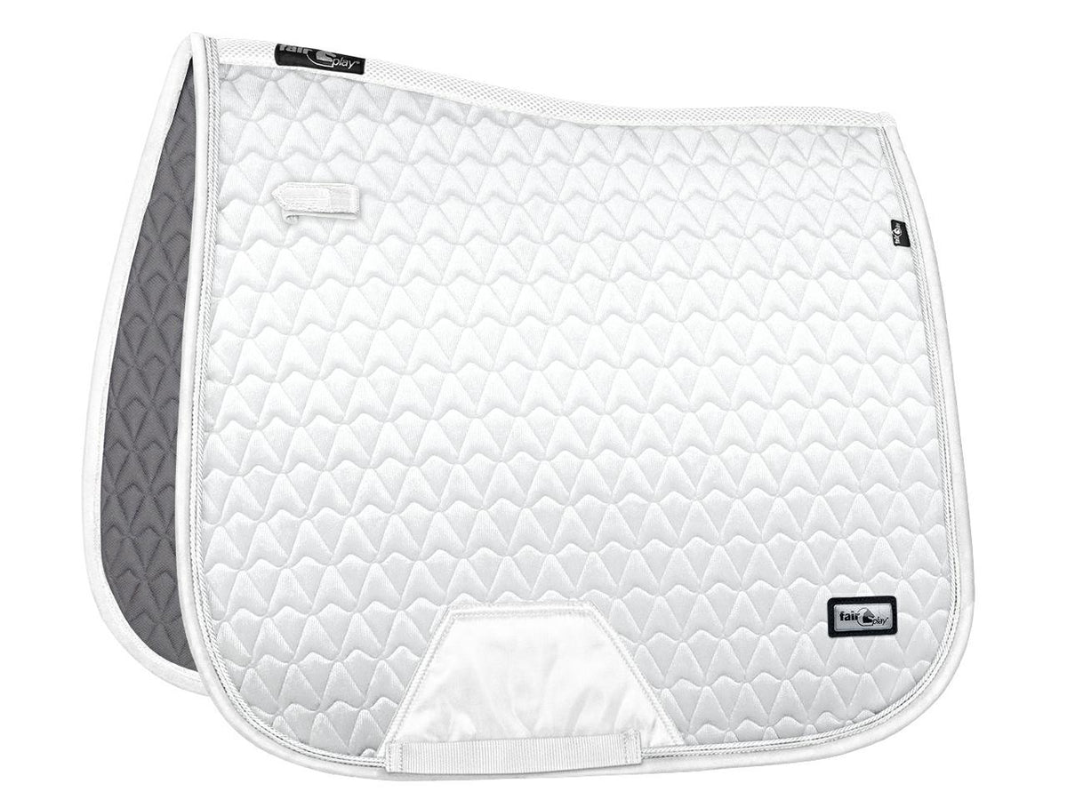 Tapis de selle Fair Play OREGON – Blanc – DRE