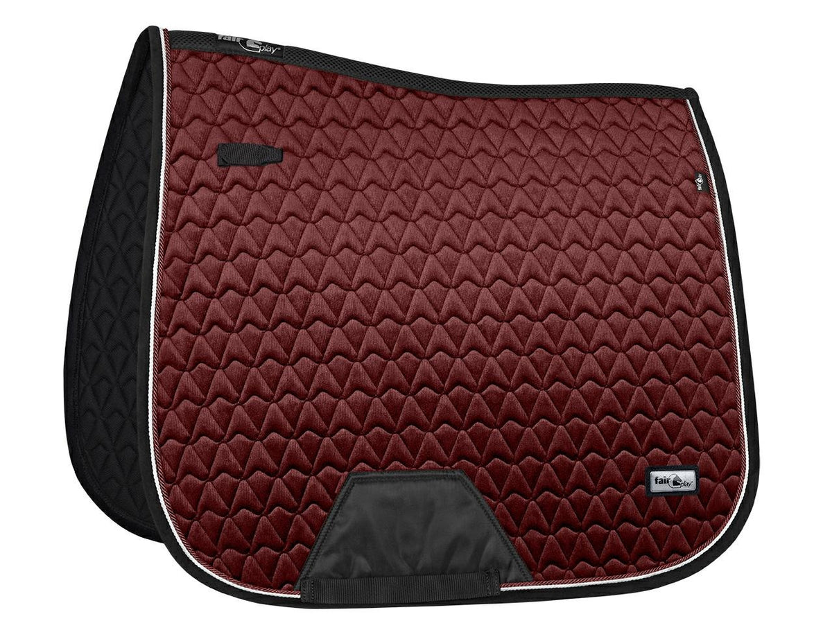 Tapis de selle Fair Play OREGON – Brun cerise – DRE