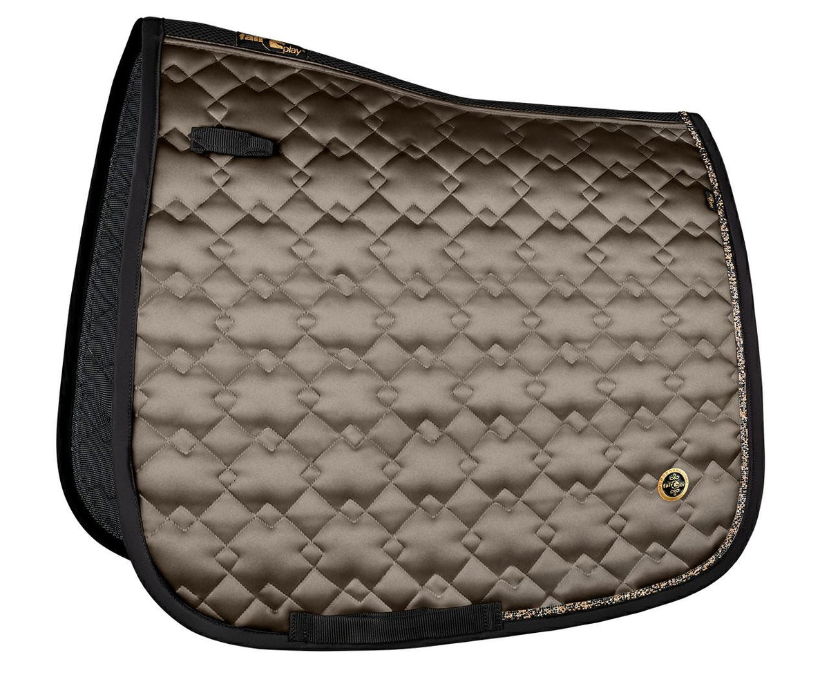 Tapis de selle Fair Play HEMATITE – Amande givrée – DRE
