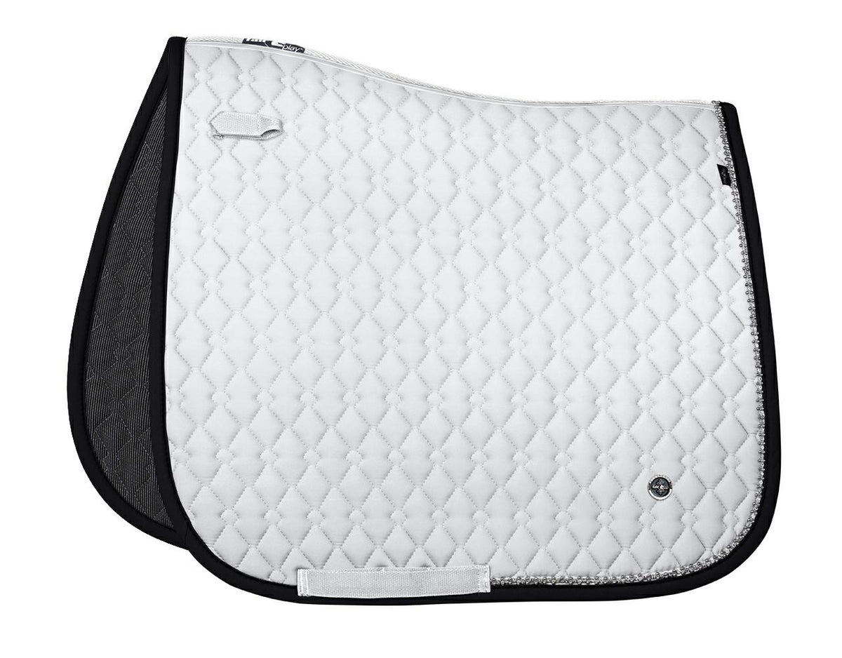 Tapis de selle Fair Play ZIRCON – Blanc – DRE