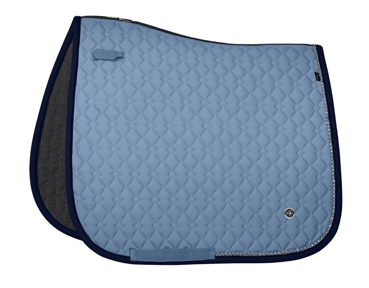 Tapis de selle Fair Play ZIRCON – Bleu brume – DRE