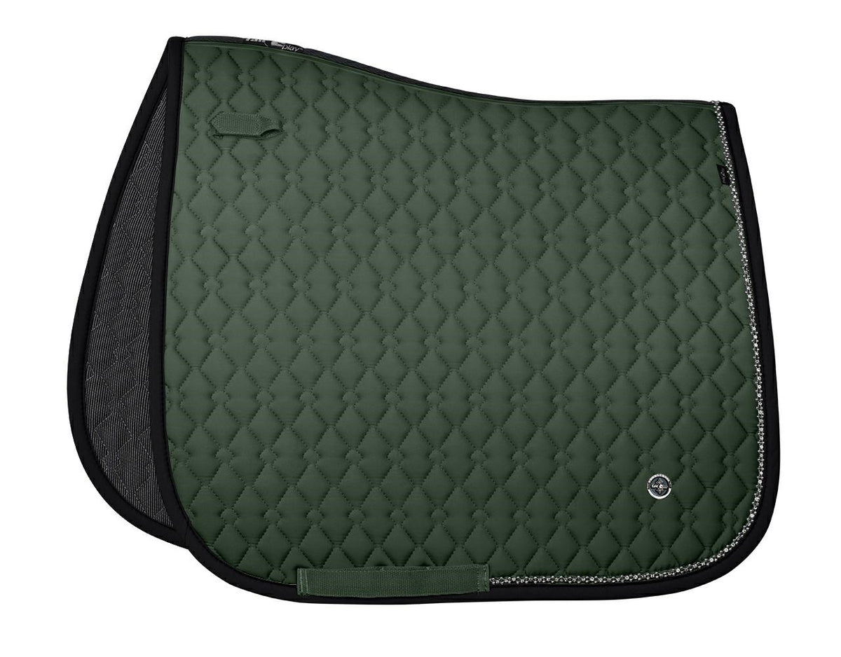 Tapis de selle Fair Play ZIRCON – Sauge foncé – DRE