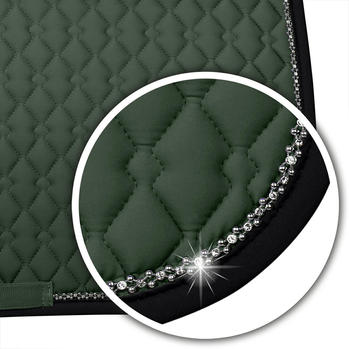 Tapis de selle Fair Play ZIRCON – Sauge foncé – DRE