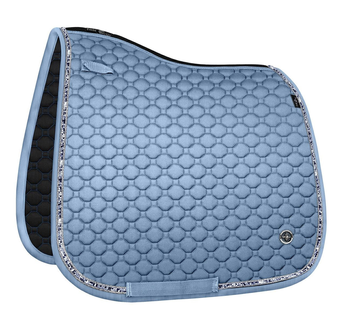 Tapis de selle Fair Play JASPAR 2.0 – Bleu brume – DRE
