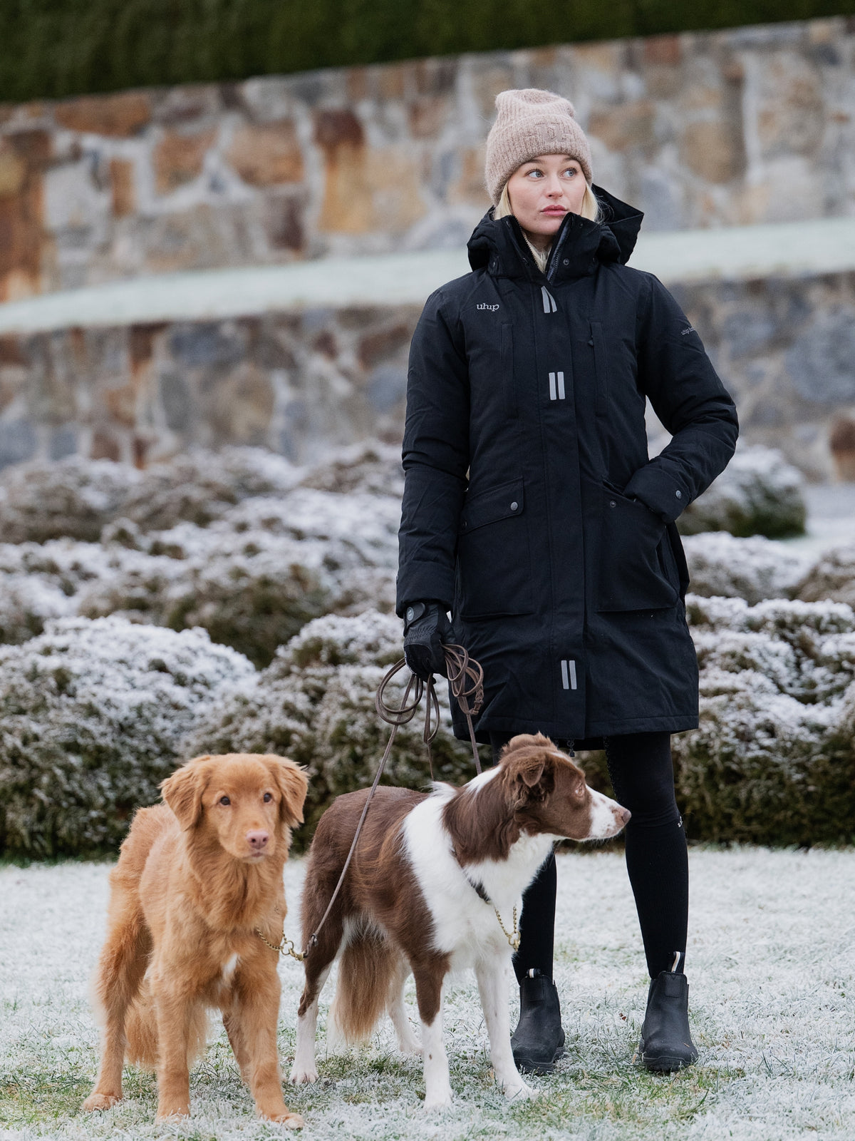 Uhip – Veste d’hiver longue de dressage canin Regular Pro