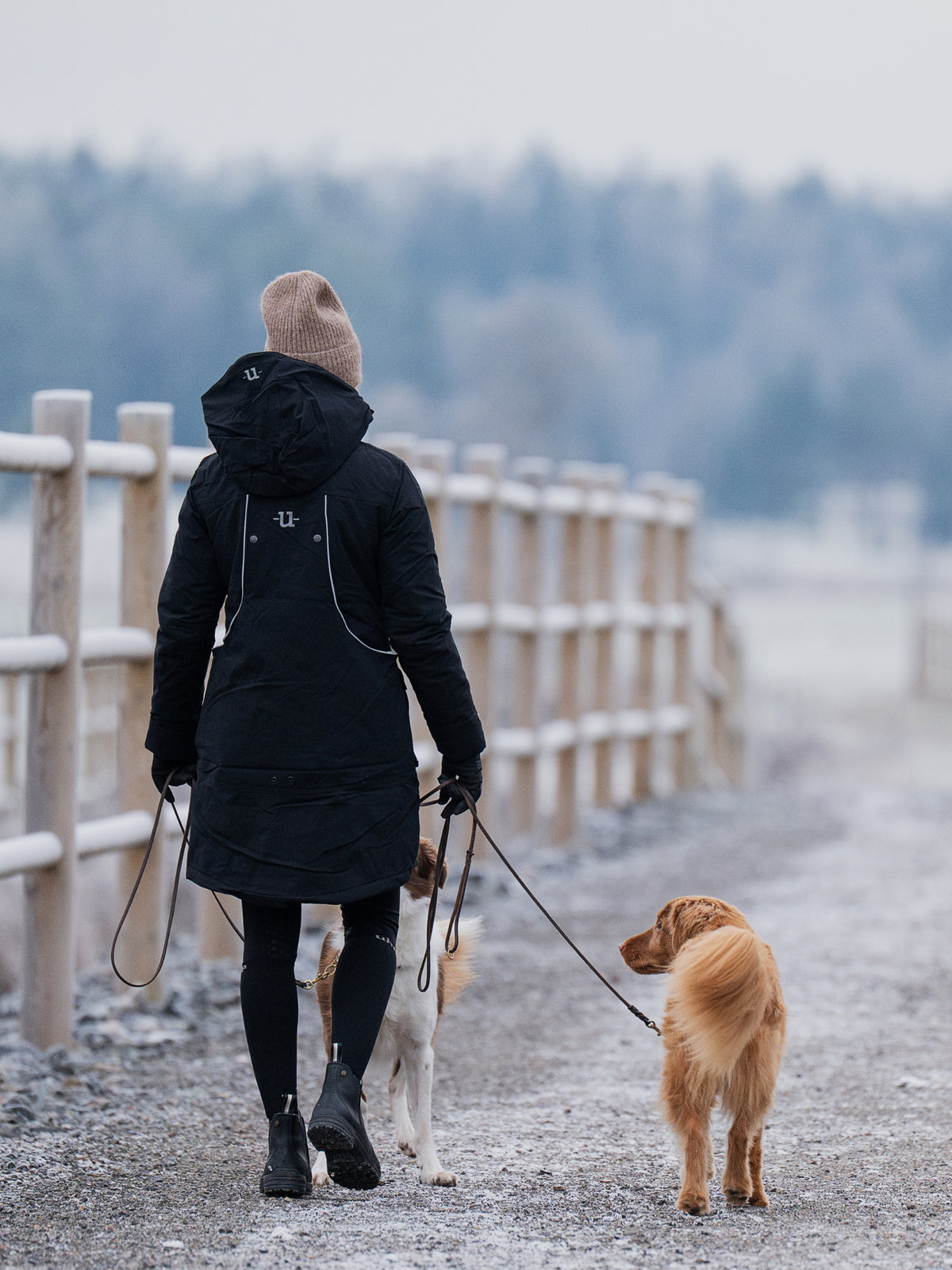 Uhip – Veste d’hiver longue de dressage canin Regular Pro