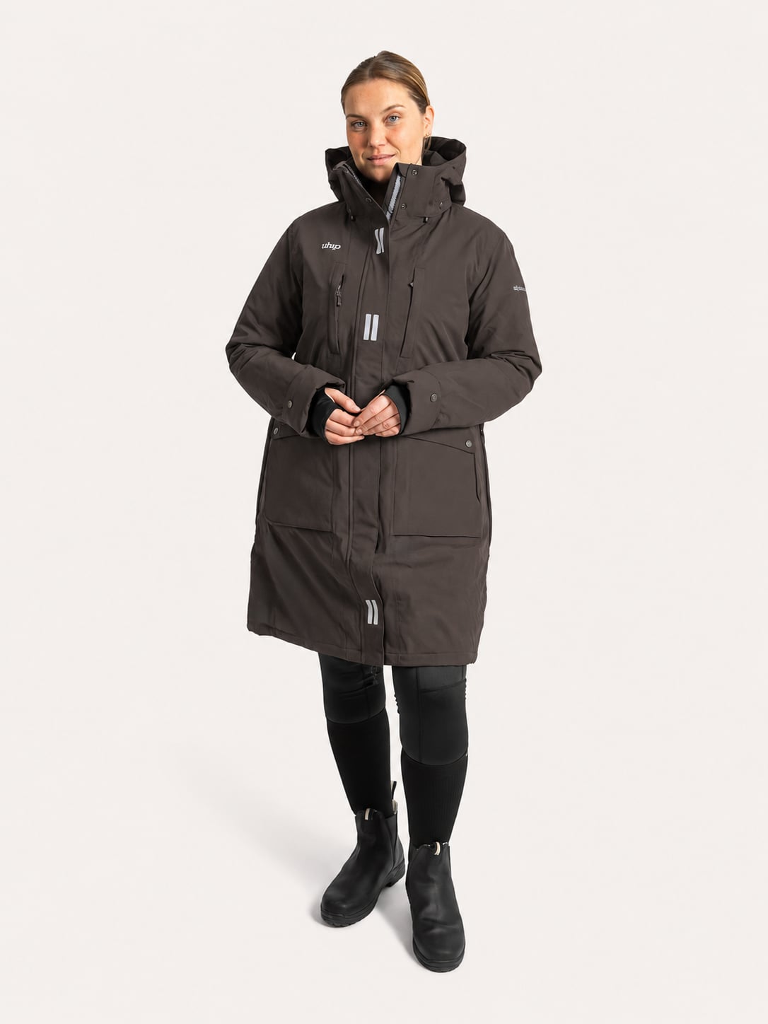 Uhip – Veste d’hiver longue de dressage canin Regular Pro