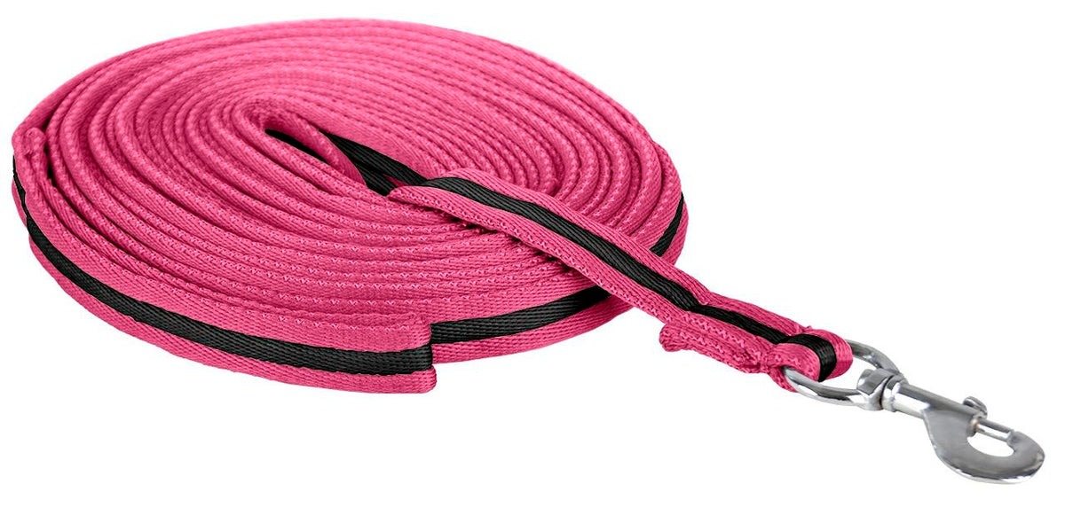 Longe Fair Play API anti-brûlure – 8 m – Rose / Noir
