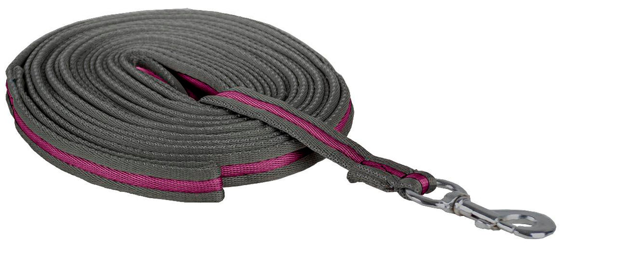 Longe Fair Play API anti-brûlure – 8 m – Gris / Rose