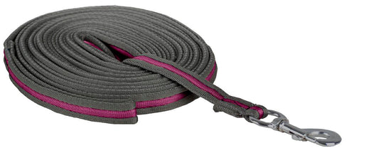 Longe Fair Play API anti-brûlure – 8 m – Gris / Rose