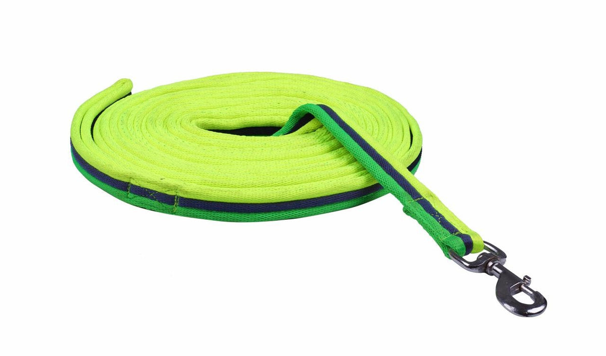 Longe Fair Play API 3 COLOR – 8 m – Jaune / Marine / Vert