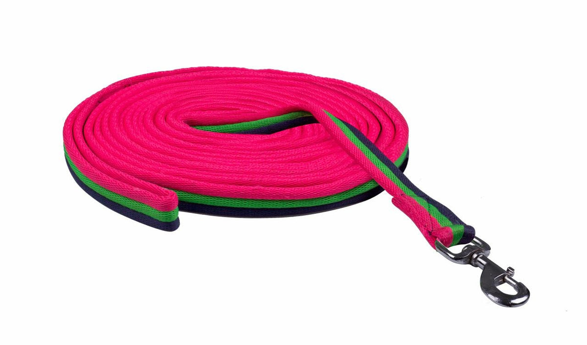 Longe Fair Play API 3 COLOR – 8 m – Rose / Vert / Marine