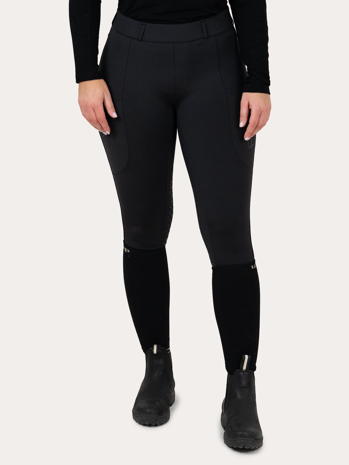 Uhip – Culotte d’équitation Hybrid half grip