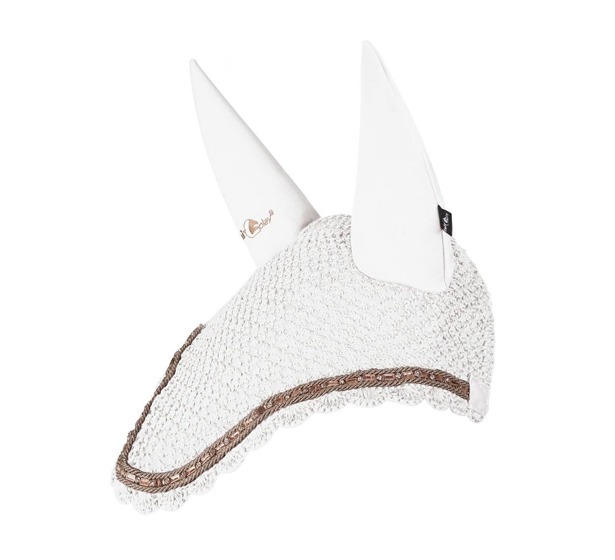 Bonnet anti-mouches Fair Play AZURYT ROSEGOLD – Blanc – Full