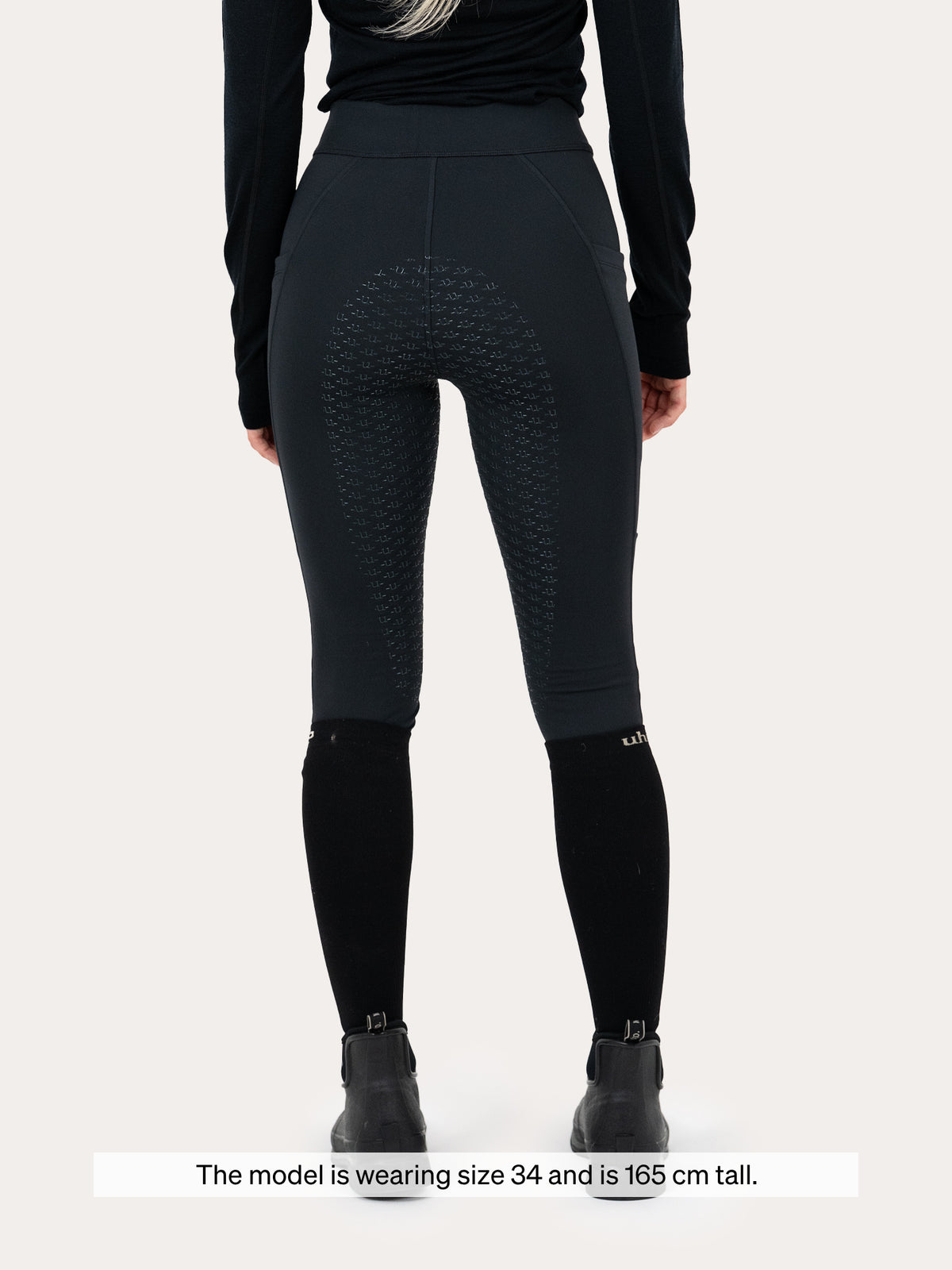 Uhip – Legging d’équitation coupe-vent full grip Windstopper