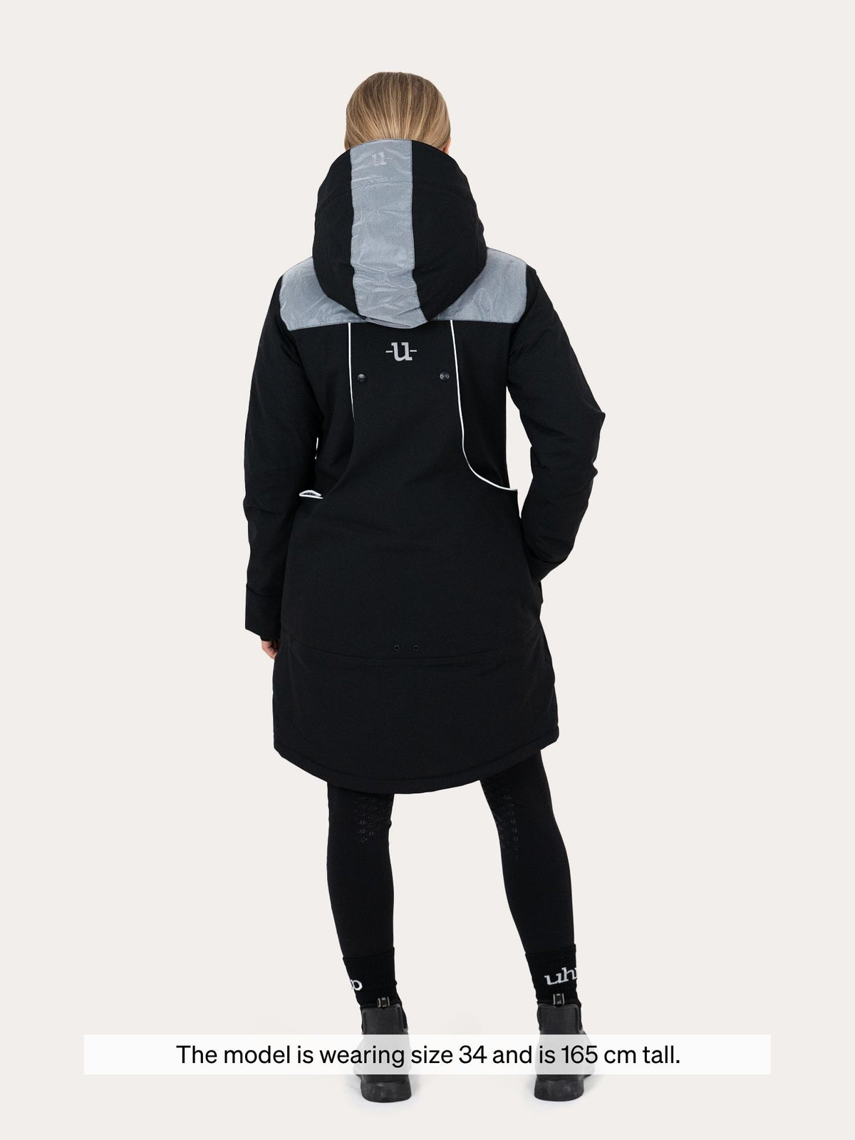 Uhip – Veste longue réfléchissante d’hiver Regular Pro pour dressage canin