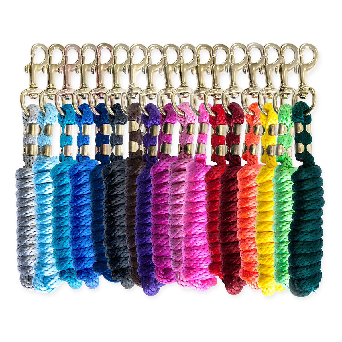 KM Elite Longe de licol en polypropylène durable, 180cm, différents coloris