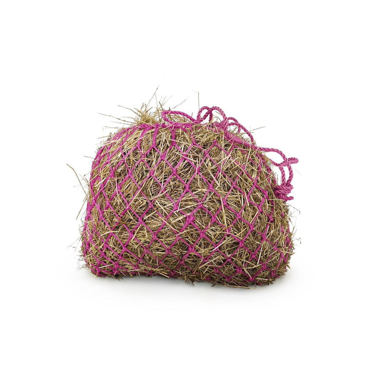 KM Elite Petit filet à foin de voyage ou pour poney, volume 60cm2, différents coloris, mailles de 4cm
