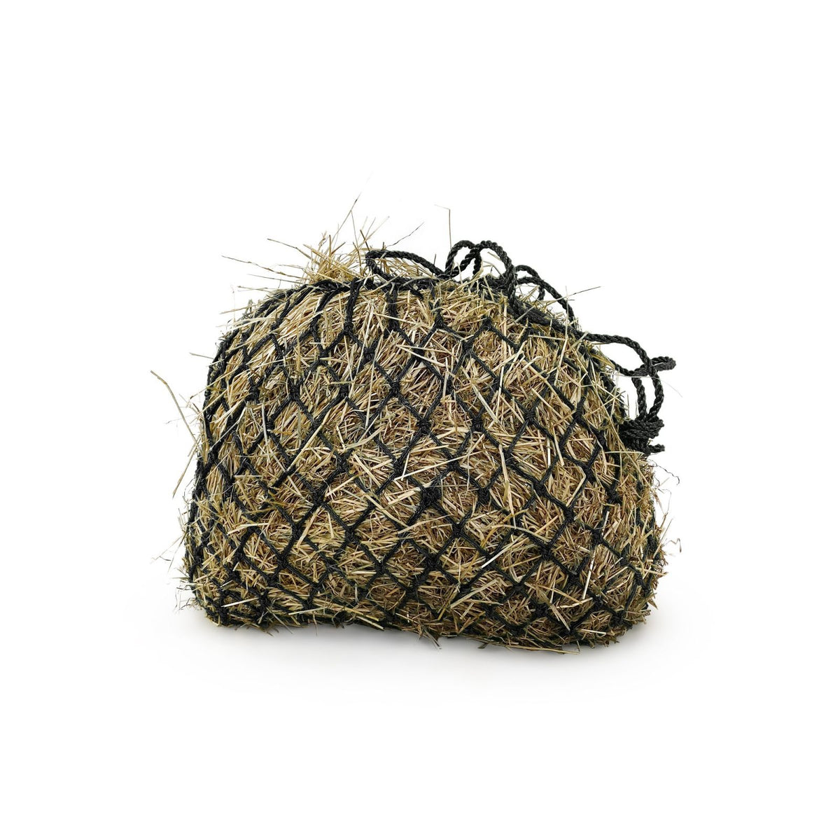 KM Elite Petit filet à foin de voyage ou pour poney, volume 60cm2, différents coloris, mailles de 4cm