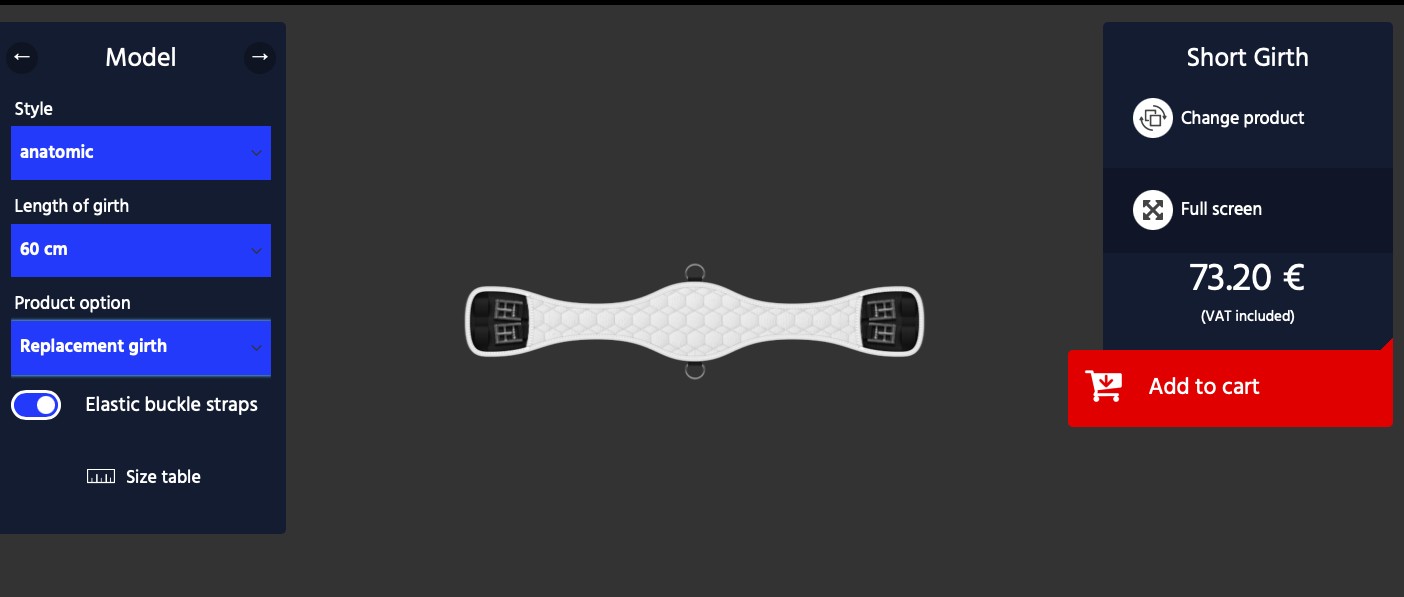 Mattes - sangle courte *personnalisable*