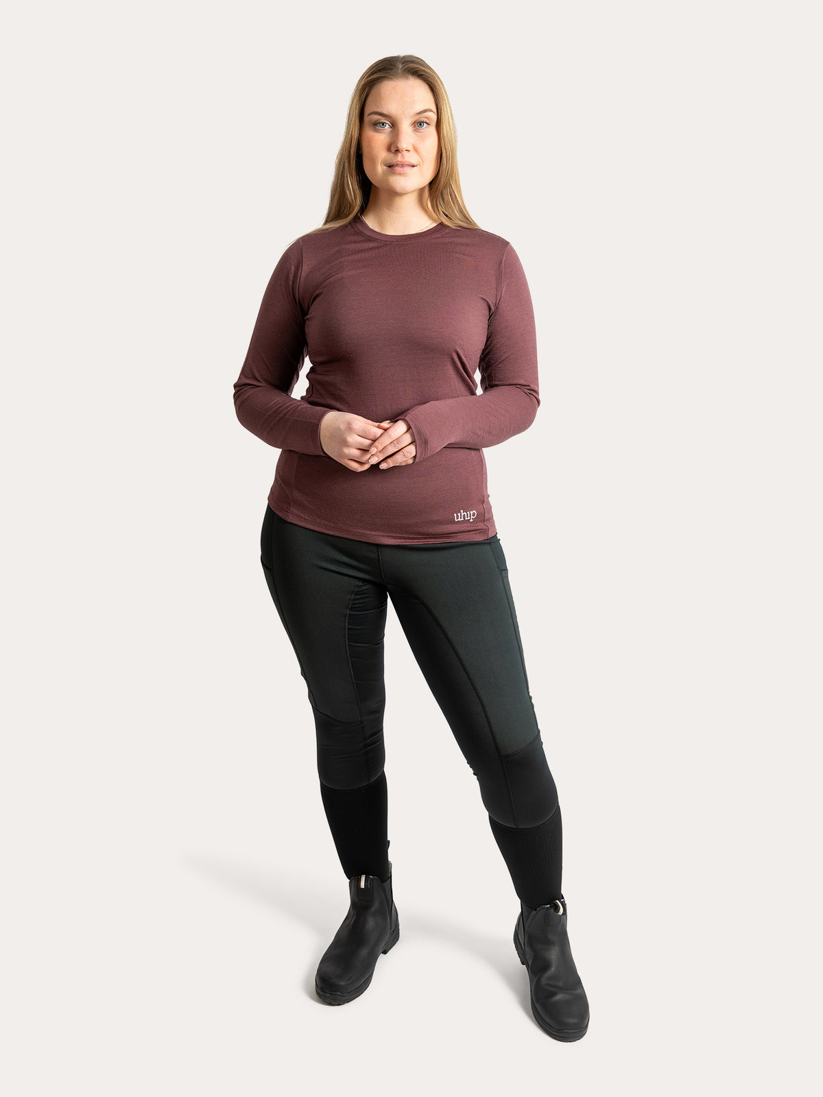 Uhip – T-shirt mérinos manches longues