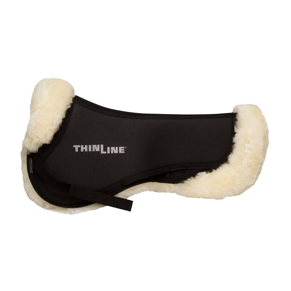 ThinLine Amortisseur Sheepswool Comfort, laine de mouton luxueuse, 100% respectueux des animaux, absorbe 95% des chocs, réduit les mouvements du cavalier